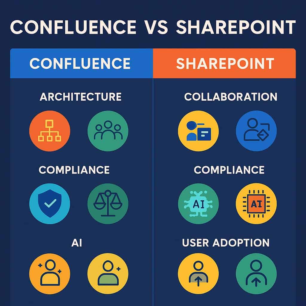 Confluence vs SharePoint A Visual Comparison of Key Enterprise Features